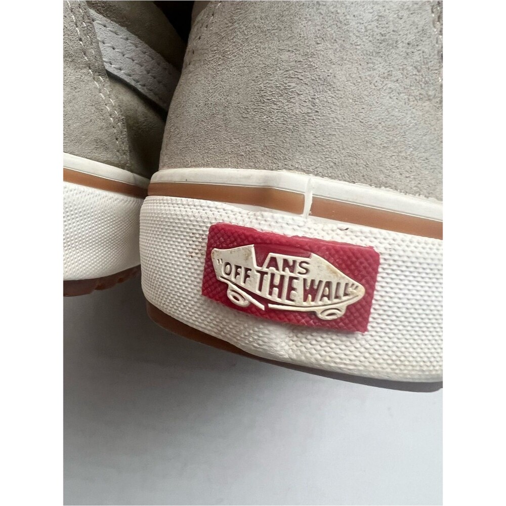 Vans SK8-HI MTE-2 Hi-Top Suede Sneakers Mens Sz 10.5 Khaki Water Resistant Shoes - Picture 13 of 16